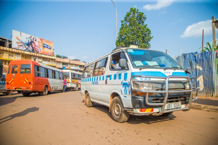 Public transport taxis in Kampala, Uganda